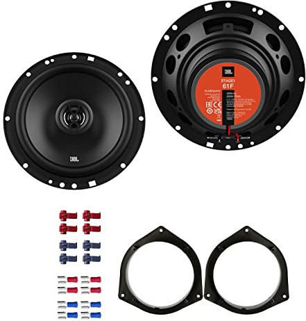 JBL Stage1 61F Lautsprecher mit Einbauset passend für Hyundai i20 alle Türen vorne/hinten 400 W 165mm 2 Wege Koax