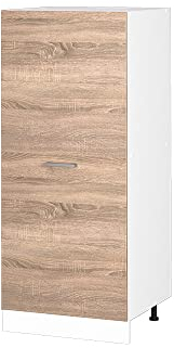Vicco Hochschrank R-Line, Küchenkommode, Sonoma/Weiß, 60 cm