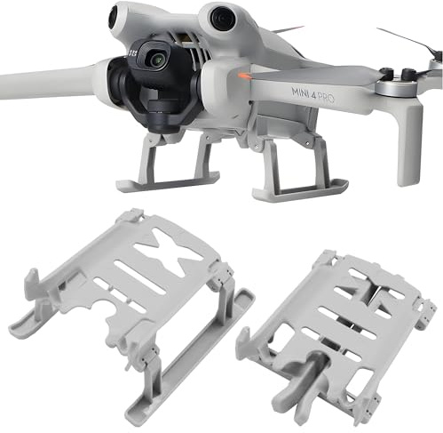 Craznick Mini 4 Pro Landing Gear Foldable Extension Leg Quick Release Height Extender Protector Kit for DJI Mini 4 Pro Drone Accessories