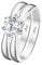 Lotus Ring Silber Ring Frau Solitär.ALNZ LP3509-3/112 Marke, Einheitsgröße, Metall, Kein Edelstein