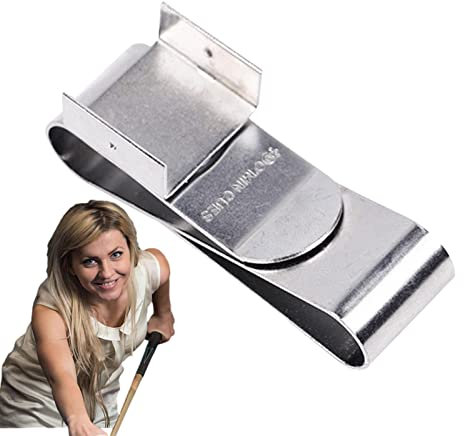 Yunmiao Billard-Kreide-Clip | Magnetischer Gürtelclip in S-Form - Starker Saugmagnet Pool Chalk Cube Holder Billard Powder Box für Gürtel