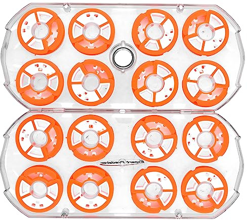 Kit Avvolgilenza silicone porta finali porta lenza da pesca scatola 16 pz schiuma rondelle eva