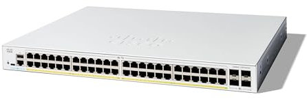 Cisco Catalyst 1300-48FP-4X Managed Switch, 48 porte GE, Full PoE, 4 porte SFP+ 10GE, protezione limitata a vita (C1300-48FP-4X)