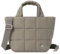WESTBRONCO Kleine Puffertasche, gesteppte Crossbody-Tasche für Damen, Puffy-Geldbörse, Nylon, Schulter-Handtasche mit verstellbarem Riemen, Khaki, M, Tragetasche