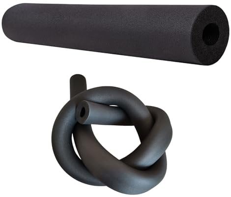 ORANGES Pipe Insulation 20mm ID 32mm ID 63mm ID Foam Tube Hose Freeze Protection Closed Cell Foam Tubing for Outdoor Air Conditioner Replacement Handle (Color : 1pcs, Size : ID43mmx15mmx1.8m)