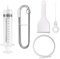 Fridge Drain Hole Cleaning Tool, 5 Pcs, Refrigerator Drain Hole Cleaning Tool Kit, Fridge Cleaning Syringe Kit, Refrigerator Pipe Cleaning Brush, Fridge Drain Hole Cleaning Kit, Fridge Syringe