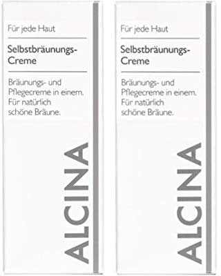 2er B Selbstbräunungs Creme pflegende Kosmetik Alcina für natürlich schöne Bräume 50 ml
