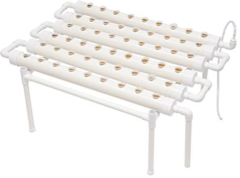Impianti idroponici a 3 strati, kit per la coltivazione idroponica, 108 piante,Sistemi di coltivazione vegetale senza terra per idroponica,vegetale idroponica vegetale tubo in crescita (monostrato 54
