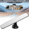 JOYTUTUS Rückspiegel Auto mit Saugnapf, Universal Auto Panorama Rückspiegel, Auto Innenspiegel zum Aufstecken, Autospiegel für Fahrprüfung, Rückspiegel für Auto SUV Trucks(250 x 60 mm)