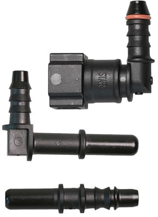 Streysisl Kfz-Ölschlauch-Schnellverbinder, Kfz-Ölschlauchanschlüsse | Schlauchkupplung Autoölleitung,Ölrohr-Adapter-Schnellverbinder, 3 Stück Ölschlauchsystem-Anschlüsse, Öltank-Luftschlauch-Anschluss