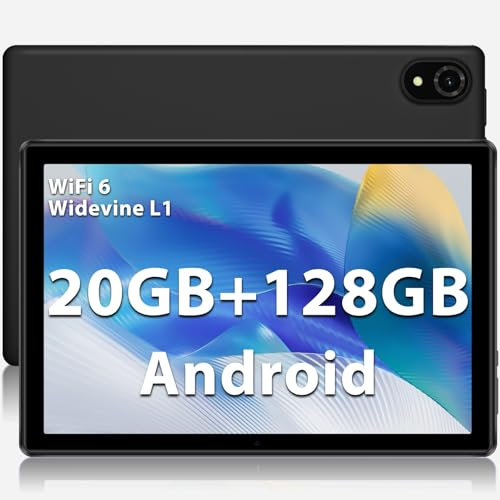DOOGEE U10 Pro Tablet 10 Zoll, 20GB RAM +128GB ROM(1TB TF), Android Tablet PC, Kinder Tablet IPS HD, 5060mAh Akku, 8MP+5MP, Bluetooth 5.0/TÜV Eye Protection/WiFi 6/Widevine L1/OTG