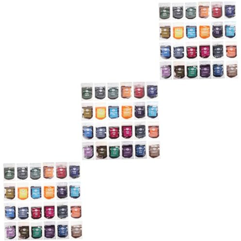 VILLCASE 3piezas Conjunto Polvo De Color Para Teñido Tie-dye Pigmentos Brillantes Para Ropa Para Fiestas Adultos Por Bolsa Para Halloween y Manualidades