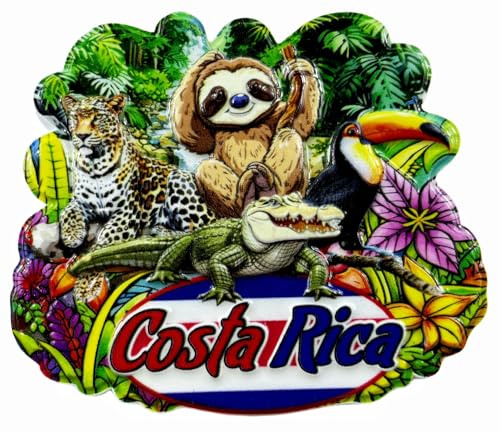 Costa Rica Kühlschrankmagnet, Reise-Souvenir, 3D-Dekoration, Bastel-Kollektion