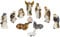 Geschenkestadl Krippenfiguren 11-teiliges Set Krippe Figuren 4-13cm Weihnachtsdekoration Krippendekoration Deko