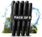 Joypur Paille Filtrante de Survie- Purificateur d'Eau pour Randonnée Camping Bushcraft - Filtre à Eau de Poche,Accessoires Survivalisme Equipement Kit. (noir*8)