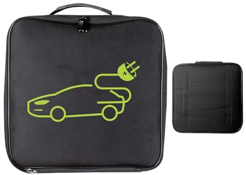 32x32x10 Cm Sacs pour Câbles De Voiture Électrique Sac De Rangement pour Câble De Charge EV Organisateur De Câble De Charge Étui De Chargeur De Voiture Électrique Étanche Sac De Transport Câbles EV