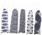UTHCLO 5piezas Bolsas para Utensilios De Viaje Organizador De Cubiertos Japoneses con Diseño Elegante para y Cucharas Almacenamiento Práctico y Portátil