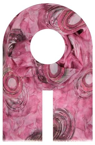 Majea Halstücher Damen Tuch Kopftuch Halstuch Schal Damen-Schal Tücher Damen Stola (880037) (pink 7)