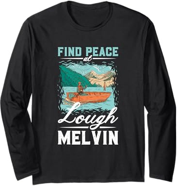 Angeln am Lough Melvin Langarmshirt