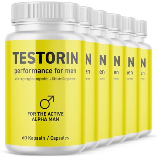Testorin Caps | der tägliche Begleiter für den Mann | mit bewährter Rezeptur | Inhalt 60 Kapseln 6x