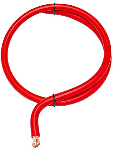 20m FLY Cavo del veicolo Rosso 35mm² tondo Cavo Filo a trefoli AUTO Cavo di alimentazione
