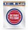 Rico Industries NBA Basketball Detroit Pistons 10,2 x 10,2 cm kleiner Stil Aufkleber