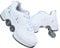JTKDL Rollschuh Roller Skates Lauflernschuhe, Sneakers, 2in1 Mehrzweckschuhe Schuhe Mit Rollen Skateboardschuhe,Inline-Skate,Verstellbare Quad-Rollschuh Stiefel,Silver-32