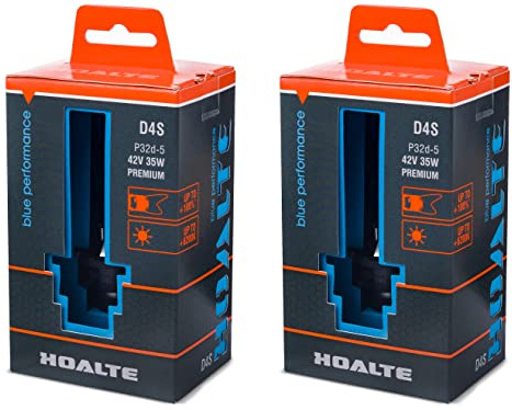 HOALTE D4S Xenon Brenner Blue Performance 6200K - Scheinwerferlampe D4S Xenon Lampe Auto HID - Brenner Ersatzbirne 2 Stücke