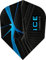 Harrows Ice Recut Dart-Flights, 100 Mikron, 5 Sets mit 3 Flights, Standard Nr. 6, Aqua Blue