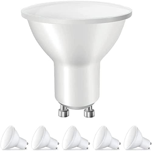 LEDYA LED Warmweiss 3000K, 5W 400lm LED Glühbirne ersetzt 40W Halogenlampen, Energiesparlampe Birne, 25000 Stunden Lebensdauer, 120 degree Strahlwinkel, 6 Stück, 19001, Weiß