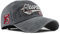 YULOONG Vintage Baseballmütze Baumwolle Sonnenhut Modestickerei Always New York City Sommer Outdoor Cap Unisex Grau