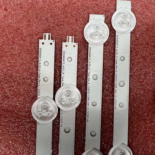 TV Replacement Parts- Kit 10pcs LED backlight compatible with 40PFL3108T/60 40PFL3078K/12 40PFL3208T Toshiba 40D1333B 40L1333B SVS400A79 SVS400A73 LTA400HM23
