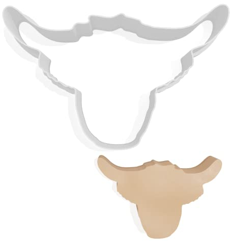 Highland Cow Head Cookie Cutter - 3 Sizes