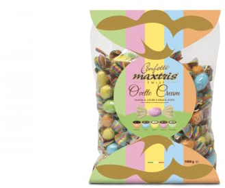 Ovette Maxtris Cream Confettate Mix, incartate singolarmente in Busta 500g