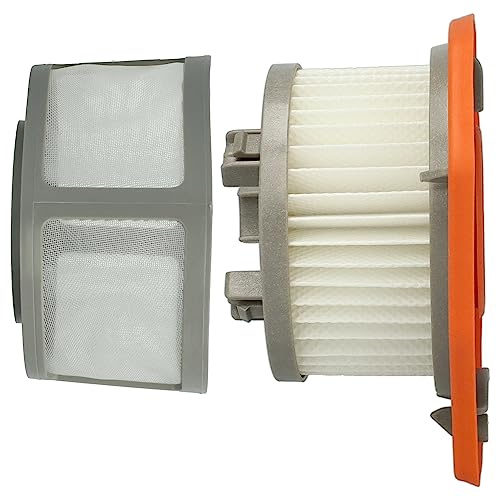 vhbw 1x Patronen-Filter, 1x Vorfilter kompatibel mit Kärcher HV 1/1 Bp Cs, HV 1/1 Bp Cs Pack, HV 1/1 Bp As, HV 1/1 Bp As Pack Staubsauger