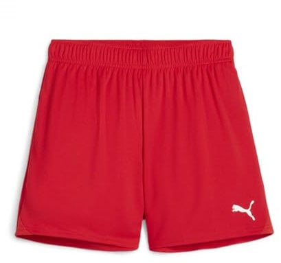 PUMA teamGOAL Shorts WMNS, Unisex-Erwachsene Gestrickte Shorts, PUMA Red-PUMA White, 705754