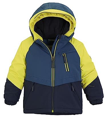 First Instinct By Killtec Unisex Fisw 38 Mns Jckt Skijacke Wasserdicht Funktionsjacke Mit Kapuze Und Schneefang, Lime, 110-116 EU