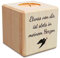 Trauerlicht - Etwas von dir - Teelichthalter mit Gravur aus Holz - Grabschmuck - Trauergeschenk - Gedenklicht - Erinnerungslicht - Kerze zur Trauerbewältung - Holzwürfel