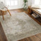 Livabliss Dukan waschbar in der Waschmaschine - Vintage Groß für Wohnzimmer 200x275 cm, Schlafzimmer, Küche - Orientalischer Boho e, Beige, Elfenbein