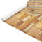ANRO Badematte Weichschaummatte Bad- und Duschvorleger Antirutsch Badläufer Holz Diele Braun 350x130cm