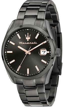 Maserati Attrazione Herrenuhr, Zeit und Datum, Quarzwerk - R8853151015
