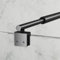 Stabilisator Haltestange Verstellbar 73-123cm Stabilisierungsstange für Duschen Duschabtrennung Glaswand Dusche Glas Haltestange für Glasdicke 8-10 mm, Matt Schwarz (2 stück)