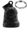 CUSTOMprivé Glöckchen Motorrad schwarz Adler Live to Ride Glücksbringer Motorradfahrer Biker Glocke Guardian Bell, Schlüsselanhänger mit Geschenketui Samt