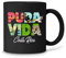 Good Deal Pura Vida Costa Rica-Souvenir – Coole Mittelamerika-Reise-Kaffeetasse, Schwarz, 300 ml