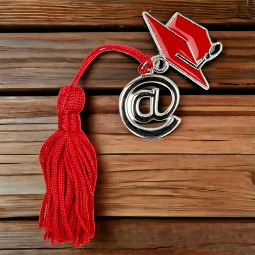 Doni Bomboniere Graduation 48 Piece Pendant with Snail or Confetti Party Opener Gadget Computer Tassel and Red Touch Complete Original Cheap Gift Ideas