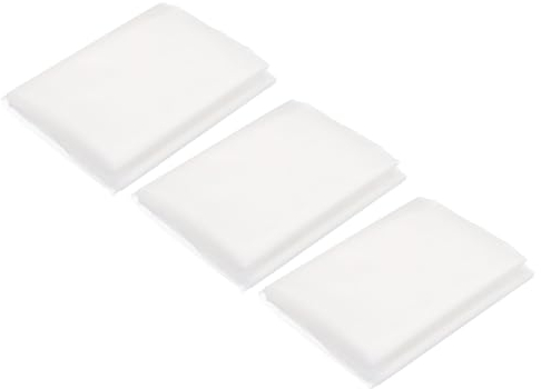 QUARKZMAN 3pz 50 Micron Tessuto Filtrante in Fogli Rete Intrecciata con Filtro a Rete in Nylon Vernice per Pittura, Produzione Birra Fatta Casa (39x39)