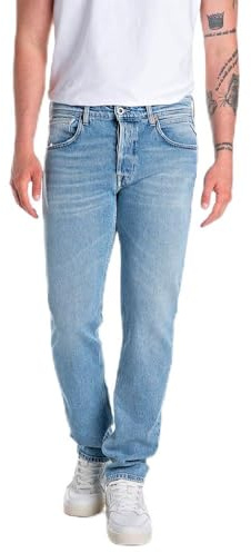 Replay Herren Jeans Grover Original, Light Blue 010 (Blau), 32W/32L