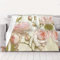 CHANGLEI Beauty Roses Couverture lestée en flanelle, impression personnalisée, douce, chaude, confortable, polyvalente pour lit et canapé
