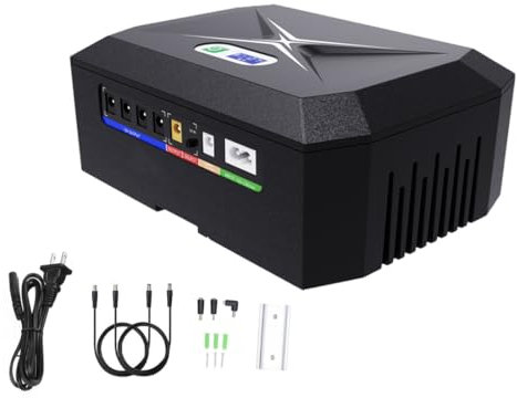 Mini UPS Battery Backup for Routers,INVERCRIGIL 45W Built-in 20800mAh with POE,Output DC 9V/12V 3.5A USB/DC 5V/2.4A for Modem,Security Camera, Smartphones(DC Mini UPS)