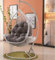Round Swing Egg Chair, Large Thicken Swing Cushion, for Outdoor Indoor Garden Furniture(Cushion only) Washable Hanging Chair Cushion Pads with Cushion